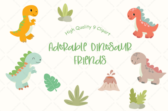 Adorable Dinosaur Friends: The Intersection of Nostalgia and High-Fidelity Digital Art