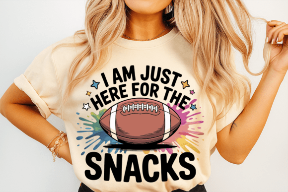 Football and Snacks Illustration Design