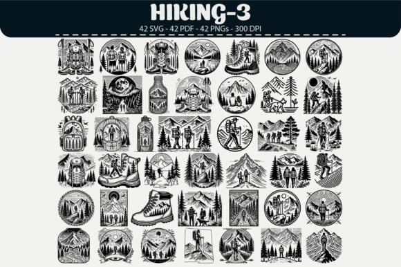 Hiking Adventure Clipart – 42 Designs: A Practical Guide for Creators