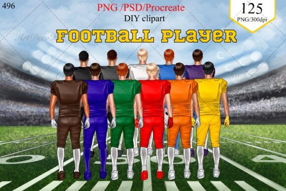 Rugby Clipart and American Football Clipart: The Ultimate Design Resource