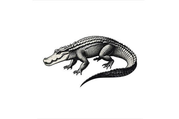 Vector Art of Alligator: Design Flexibility