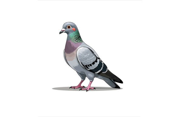Vector Art of Pigeon Bird Vector: A Versatile Asset for Modern Designers
